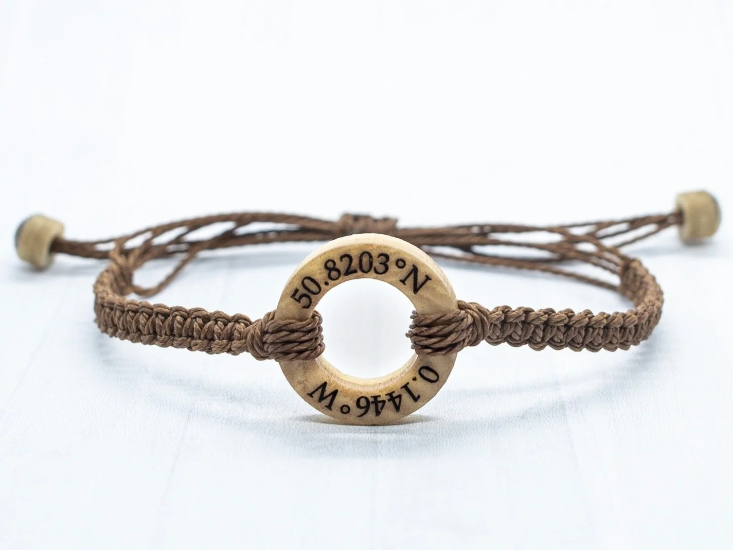 Custom Coordinates Anklet Life Less Ordinary